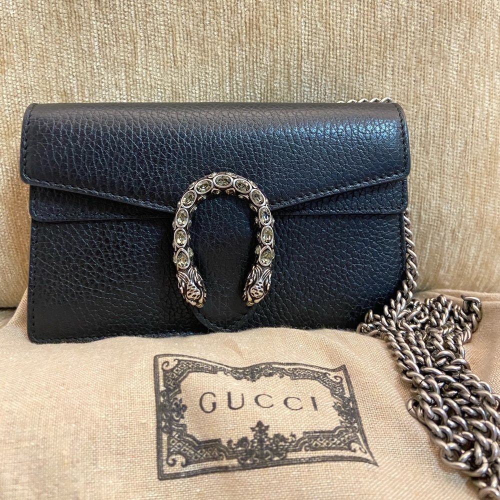 Gucci Black Dionysus Super Mini Bag